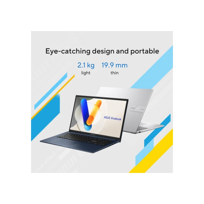 Laptop ASUS X1704VA 17.3 F-HD IPS CORE 5 120U 16GB 512B W11