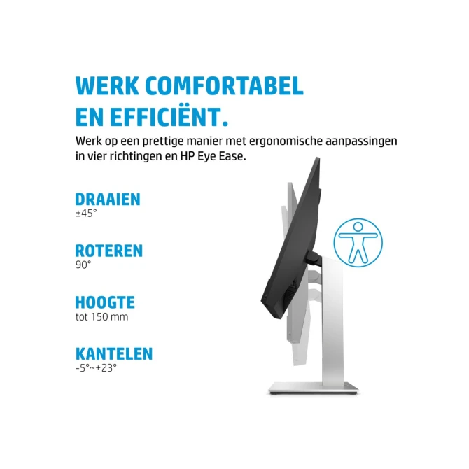 Monitor
  HP E24m G4 23.8inch Full-HD Zwart, Zilver