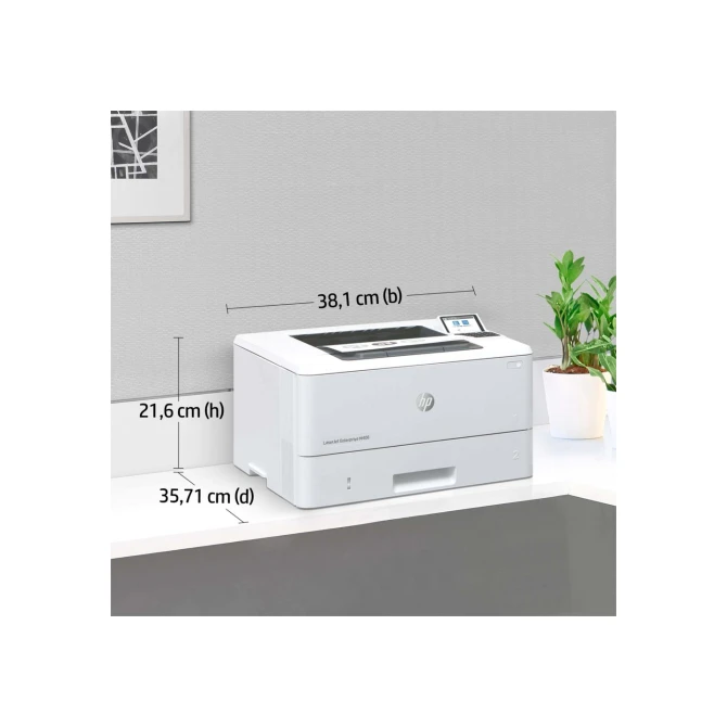 HP LaserJet Enterprise M406dn, Zwart-wit, Printer voor Bedri