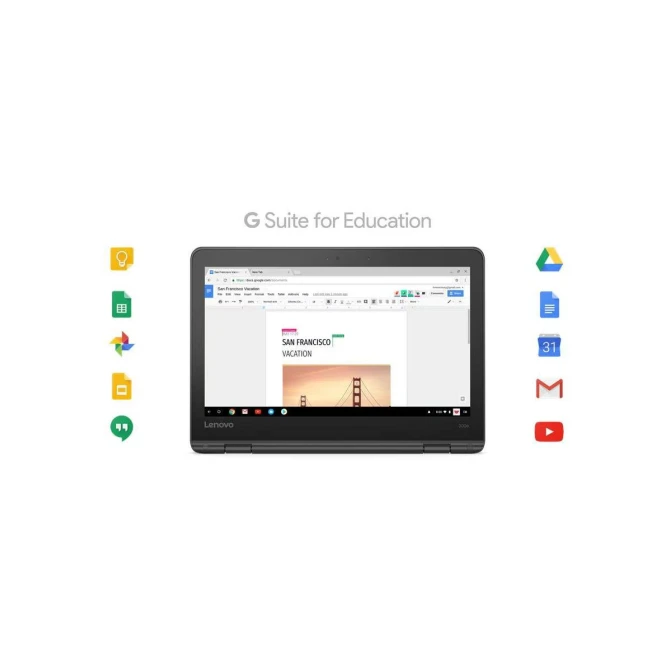 Laptop Lenovo 300e 11,6 TOUCH HD / N4020  / 4GB / 32GB / CHROME