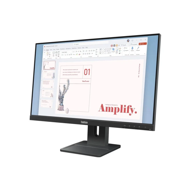 Monitor  Lenovo E24-40 23.8Inch IPS F-HD 1XVGA 1XHDMI 1XDP 100Hz