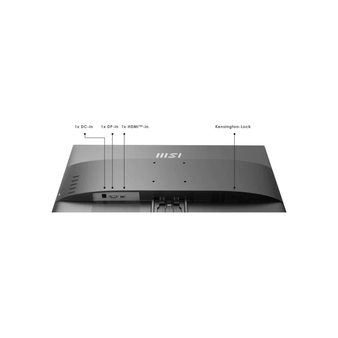 Monitor  MSI Pro MP2412 23.8 Full HD VA 100Hz HDMI DP Zwart