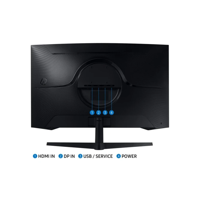 Monitor  Samsung S32CG554EU 32 Quad HD 165Hz 1ms VA Curved Zwart