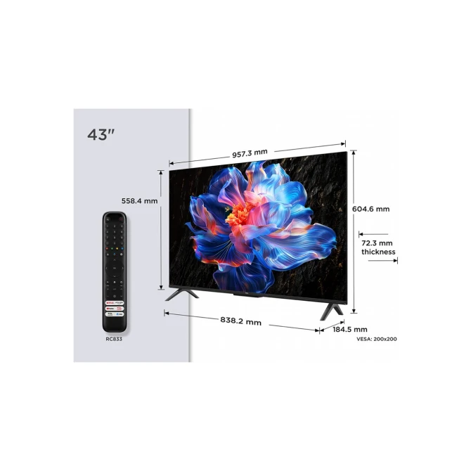 Televisie
TCL 43P69K Televisie
TCL 43P69K
