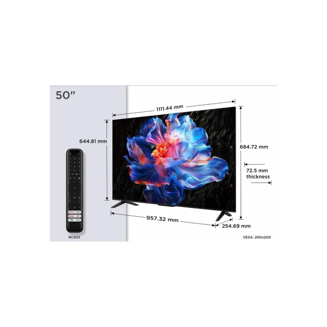 Televisie
TCL 50P6K Televisie
TCL 50P6K