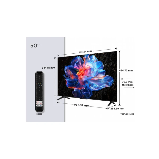 Televisie
TCL 50P6K Televisie
TCL 50P6K