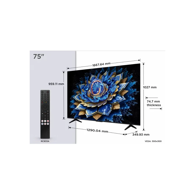 Televisie TCL 75T69C