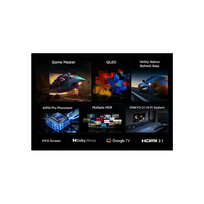 Televisie
TCL P89K 98P89K QLED DLED (2025) Televisie
TCL P89K 98P89K QLED DLED (2025)
