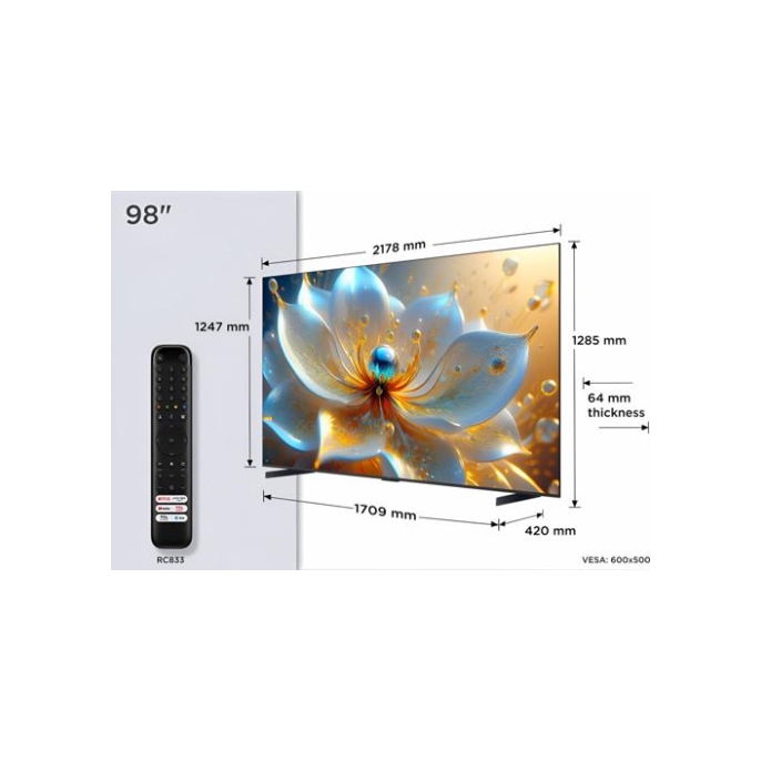 TCL 98T8C 4K 144Hz TCL 98T8C 4K 144Hz