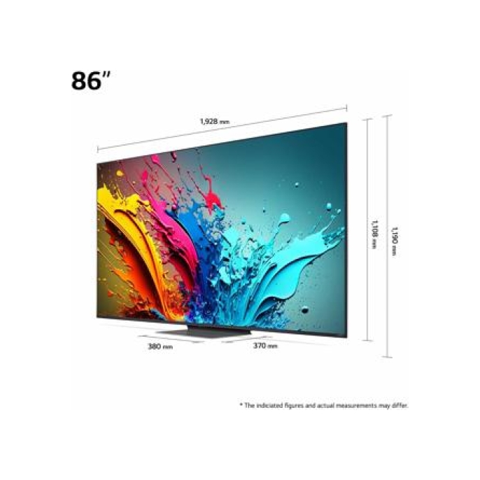 Televisie LG QNED 86QNED86T6A.AEU 120Hz Televisie LG QNED 86QNED86T6A.AEU 120Hz