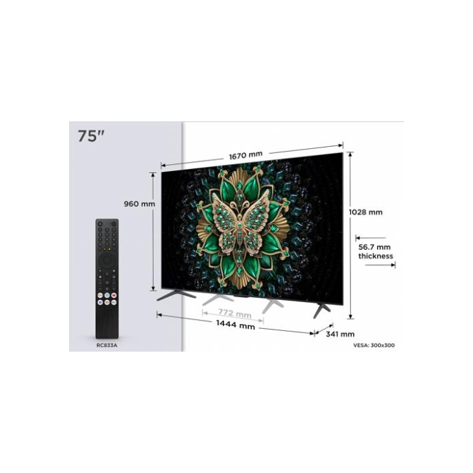 Televisie TCL C6K 75C6K QD-Mini LED (2025) Televisie TCL C6K 75C6K QD-Mini LED (2025)