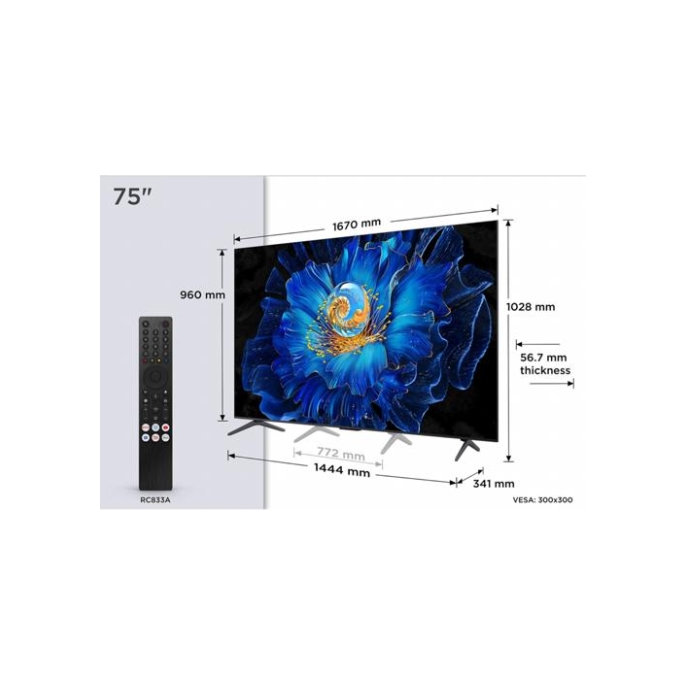 Televisie TCL C6KS 75C6KS QD-Mini LED (2025) Televisie TCL C6KS 75C6KS QD-Mini LED (2025)