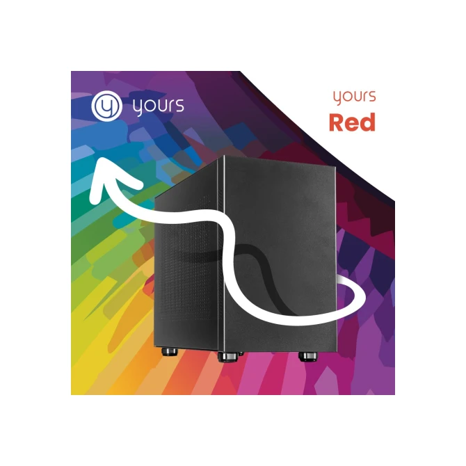 Desktop YOURS RED / INTEL I5 12GEN /16GB /1TB SSD/HDMI /W11