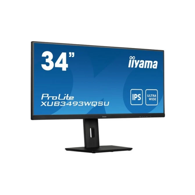 Monitor Iiyama ProLite 34inch UltraWide Quad-HD LED Zwart