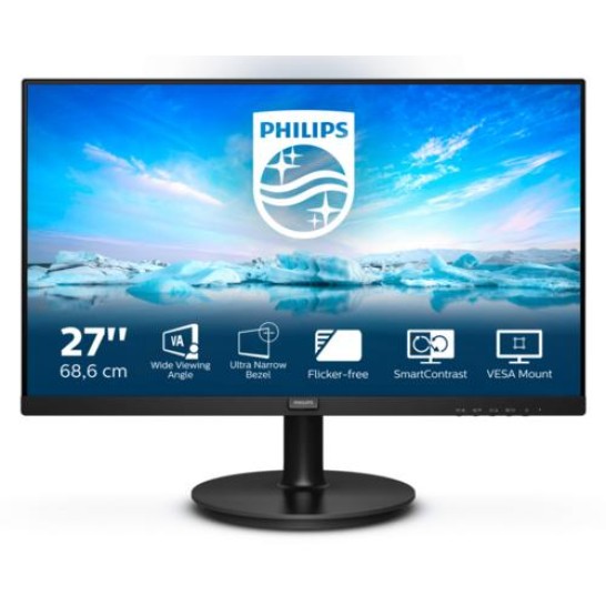 Monitor Philips V Line LED 27inch F-HD Zwart