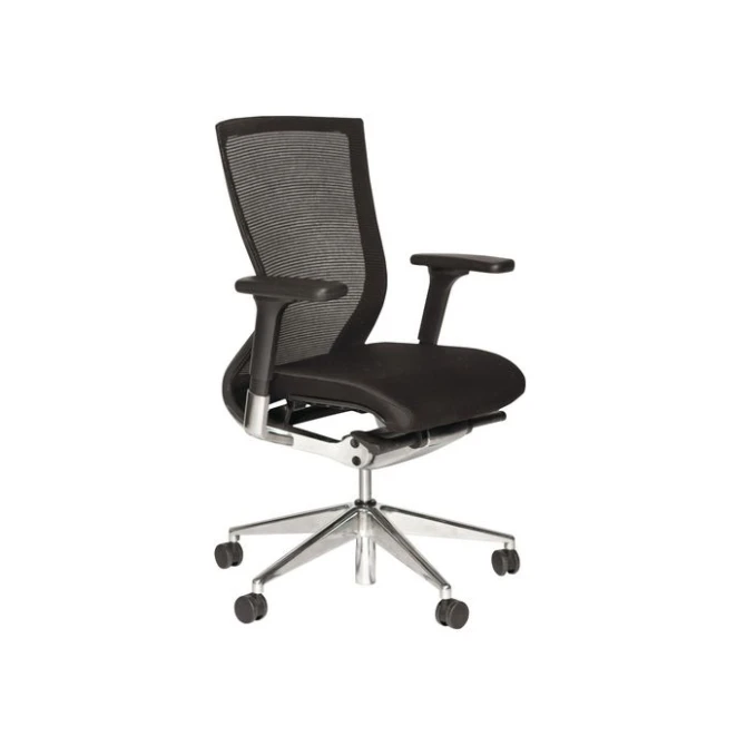 Bureaustoel 105 Zwart Mesh Bureaustoel 105 Zwart Mesh