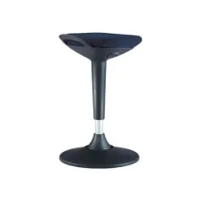 330 Zit-sta-kruk gestoffeerd blauw 330 Zit-sta-kruk gestoffeerd blauw