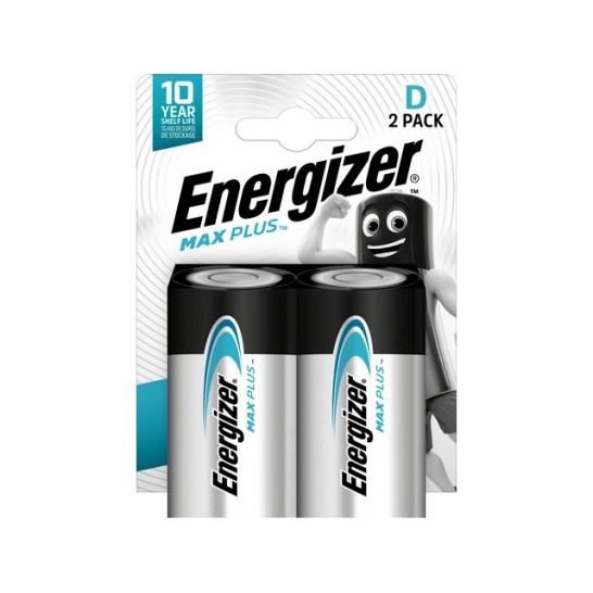 ENERGIZER Max Plus D Batterij 15 V (pak 2 stuks)