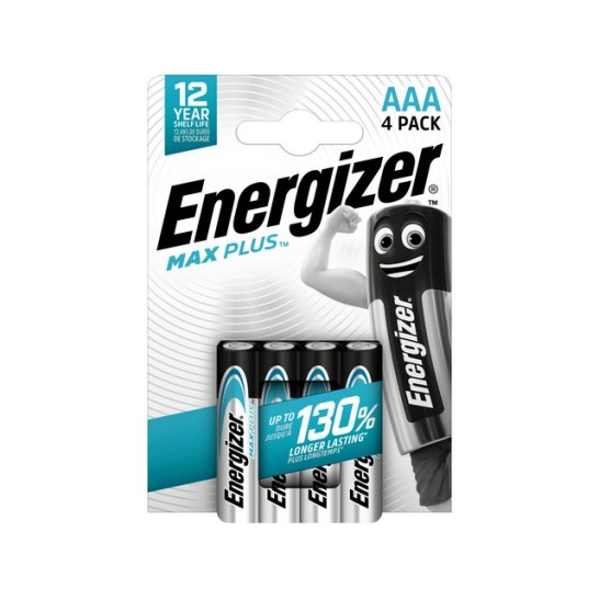 ENERGIZER Max Plus AAA Batterij (blister 4 stuks)
