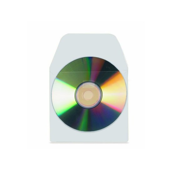 3L CD/DVD hoes 3L 127x127mm/pk 100 (pak 100 stuks)