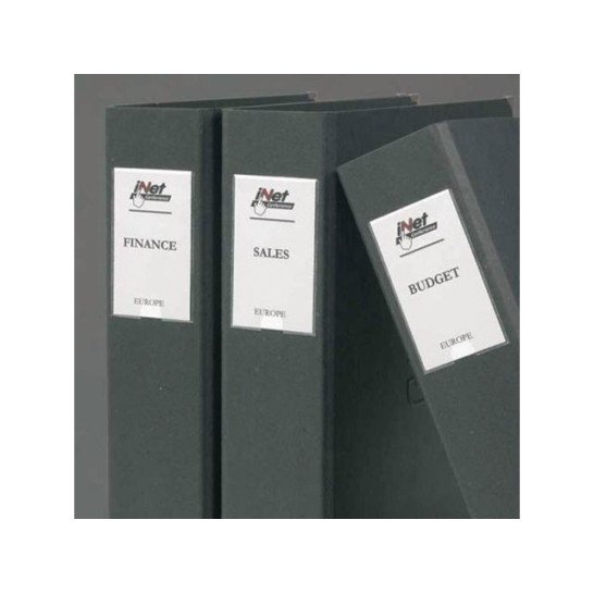 3L Zelfklevende Etikethouder PP 102 x 55 mm Transparant (pak 6 stuks)