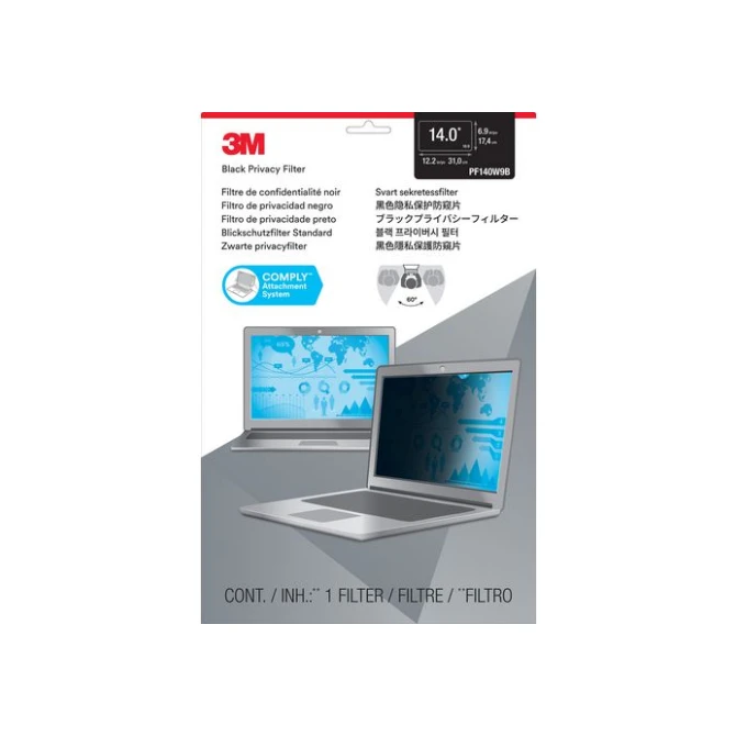 3M™ Privacy filter widescreen PF140W9 Laptop frameless 3M™ Privacy filter widescreen PF140W9 Laptop frameless