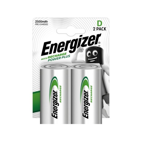 ENERGIZER Batterij oplaadbaar D/HR20 (pak 2 stuks)