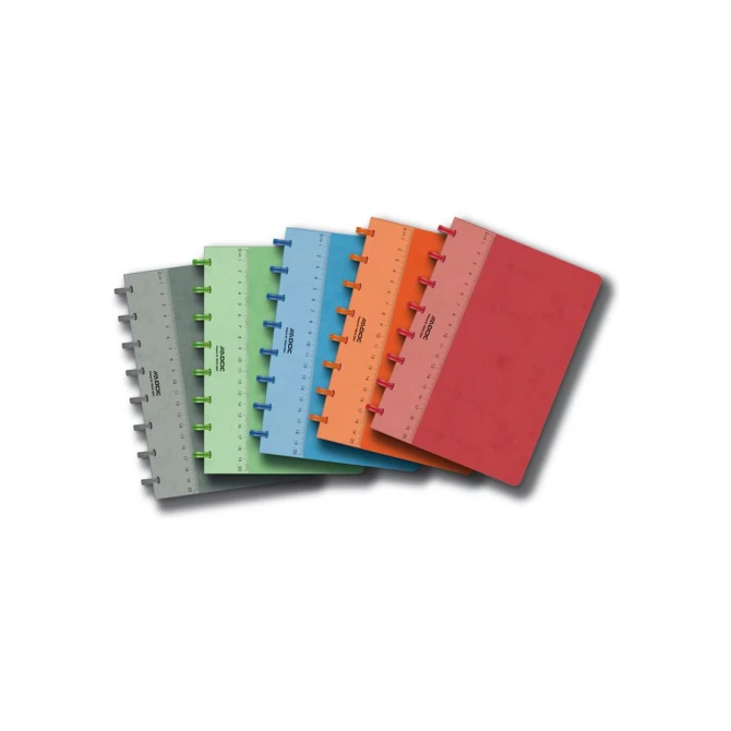 ADOC Pap-ex Notitieboek A5 Geruit 5 mm Assorti (pak 20 x 72 vel)