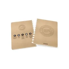 ADOC Schrift A4 Gelinieerd 72 vel BIO Bruin (pak 10 stuks)