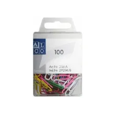 ALCO Paperclip Alco 26mm assorti (pak 100 stuks) ALCO Paperclip Alco 26mm assorti (pak 100 stuks)