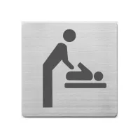 ALCO Pictogram staal babyruimte