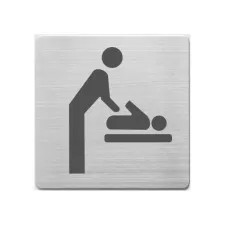 ALCO Pictogram staal babyruimte