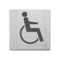 ALCO Pictogram staal wc gehandicapten