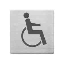 ALCO Pictogram staal wc gehandicapten