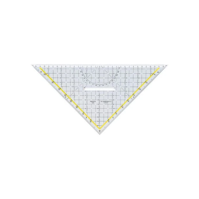 ARISTO Tekendriehoek met plastic greep 325 cm ARISTO Tekendriehoek met plastic greep 325 cm