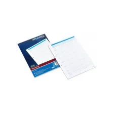 ATLANTA Bedrijfsformulieren Weekstaat A4 registratie uren en werkzaamheden (blok 50 vel)