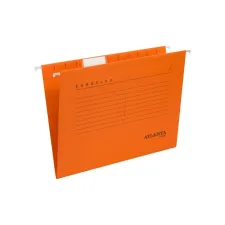 ATLANTA Euroflex Hangmap A4 Uitrekbare V-bodem Karton Oranje (pak 25 stuks)
