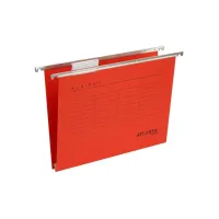 ATLANTA Hangmap Alzicht Verticaal A4 30 mm bodem rood (pak 25 stuks) ATLANTA Hangmap Alzicht Verticaal A4 30 mm bodem rood (pak 25 stuks)