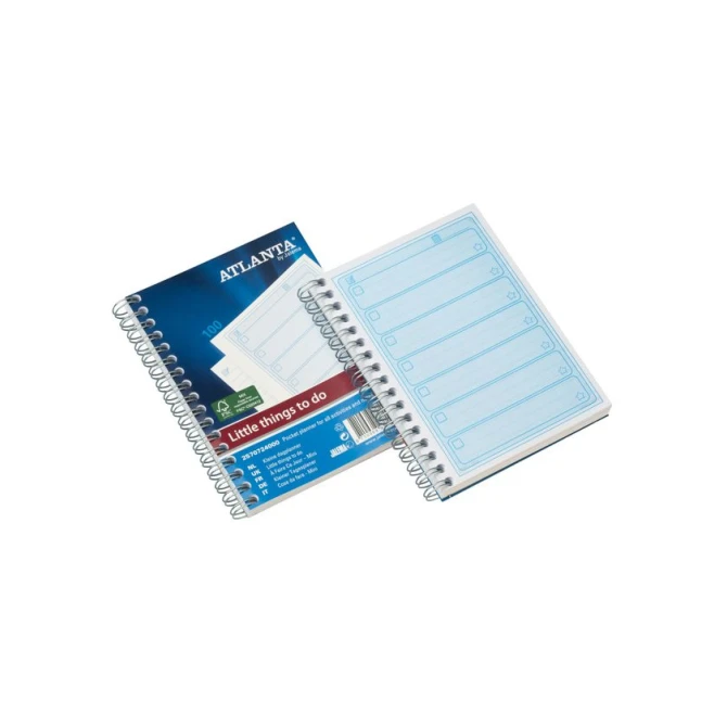 ATLANTA Little Things To Do Today Notitieboek A6 (pak 5 x 100 vel)