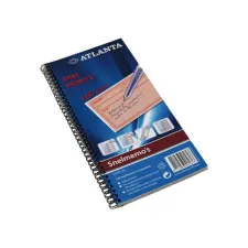 ATLANTA Notitieboek met Spiraal 125 × 74 mm 40 bladzijden (pak 5 stuks)