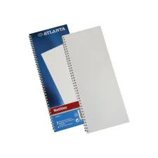 ATLANTA Notitieboek met Spiraal 330 x 135 mm Gelinieerd (pak 5 blokken) ATLANTA Notitieboek met Spiraal 330 x 135 mm Gelinieerd (pak 5 blokken)