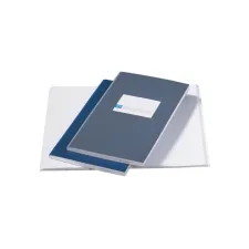 ATLANTA Registerboek 105 x 165 mm Gelinieerd Blauw (pak 5 blokken)