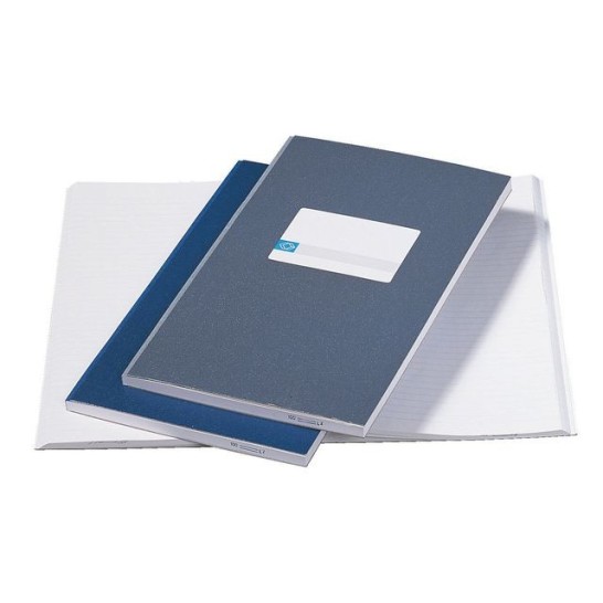 ATLANTA Registerboek 105 x 165 mm Gelinieerd Blauw (pak 5 blokken)