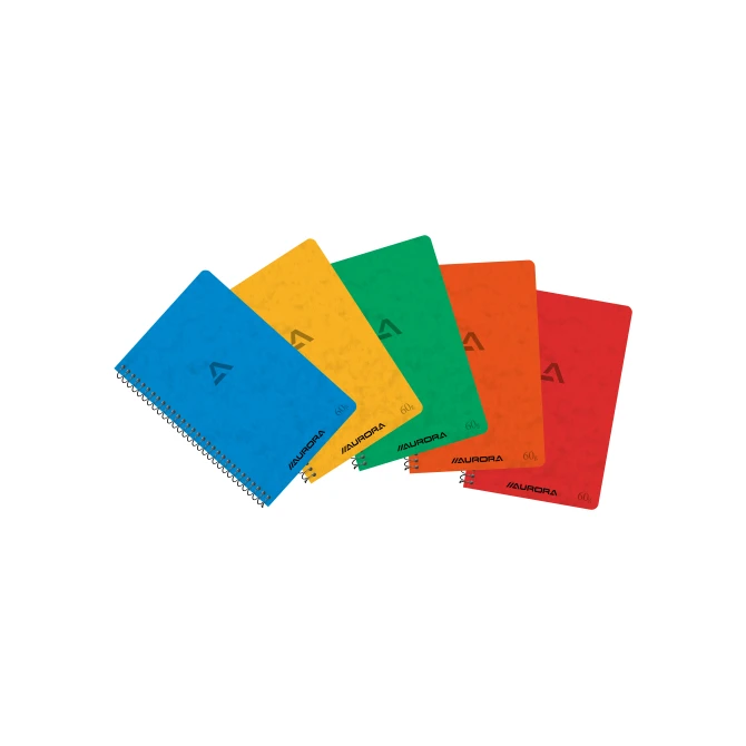 AURORA Bur-O-Class Spiraalblok 160 x 105 mm Geruit 5 mm Assorti (pak 20 stuks) AURORA Bur-O-Class Spiraalblok 160 x 105 mm Geruit 5 mm Assorti (pak 20 stuks)