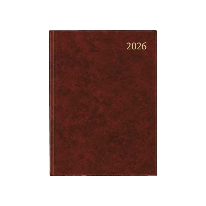 AURORA Business Agenda. 7 dagen per 2 pagina's. Rood