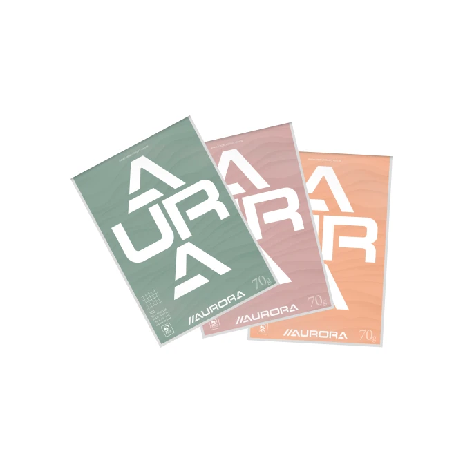 AURORA Office Schrijfblok A4 Geruit 5 mm Blauw (pak 10 stuks) AURORA Office Schrijfblok A4 Geruit 5 mm Blauw (pak 10 stuks)