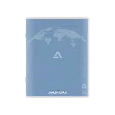 Aurora Kladblok A5 Geruit 5 mm Blauw pak 12 stuks (pak 12 stuks)