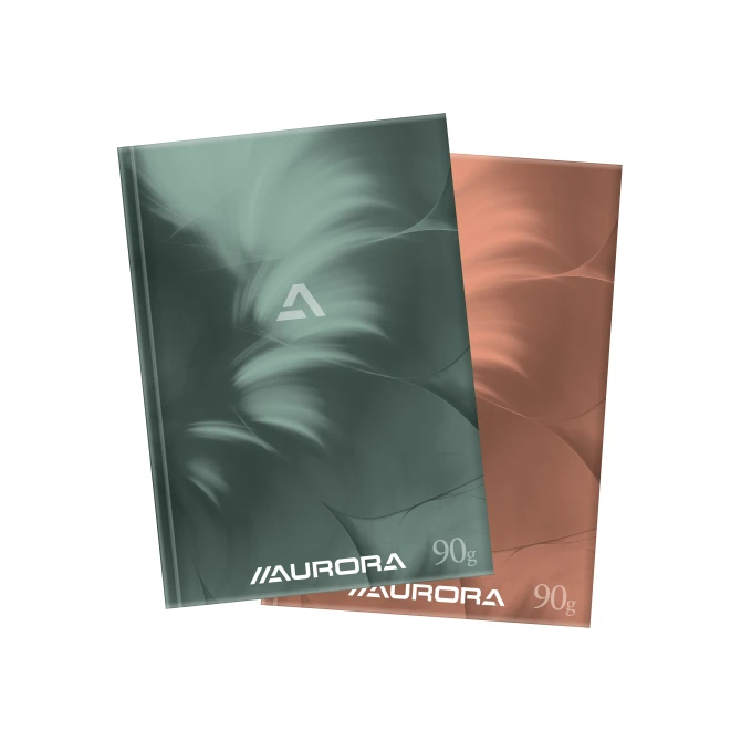 AURORA Schrift A4 Hard Cover Assorti (pak 5 stuks)