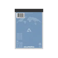 AURORA Schrijfblok A6 Gerecycled Geruit 5 mm Groen (pak 10 stuks) AURORA Schrijfblok A6 Gerecycled Geruit 5 mm Groen (pak 10 stuks)