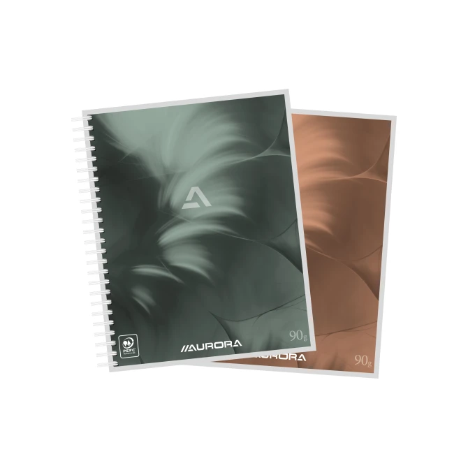 AURORA Spiraalblok 210 x 165 mm Gelinieerd Assorti (pak 10 stuks) AURORA Spiraalblok 210 x 165 mm Gelinieerd Assorti (pak 10 stuks)